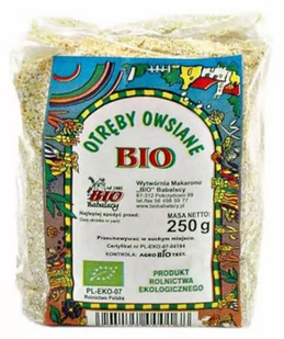 Babalscy OTRĘBY OWSIANE BIO 250 g - - Zdrowa żywność - miniaturka - grafika 1