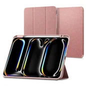 Etui do tabletów - SPIGEN URBAN FIT ETUI POKROWIEC FUTERAŁ Z KLAPKĄ DO IPAD PRO 11 5 / 2024 ROSE GOLD - miniaturka - grafika 1