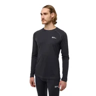 Koszulki męskie - Męska koszulka z długim rękawem Jack Wolfskin INFINITE LIGHT LS M black - XL - miniaturka - grafika 1