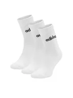 Skarpetki męskie - adidas Skarpety długie HT3455 3-PACK Biały - miniaturka - grafika 1