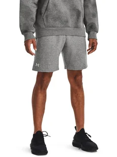 Under Armour Szorty dresowe "Rival" w kolorze szarym - Spodenki męskie - miniaturka - grafika 1