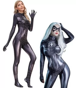 Strój Przebranie Spider Woman Black 158/164 Z Metki M - Stroje karnawałowe Strój Przebranie Spider Woman Black 158/164 Z Metki M - Stroje karnawałowe - miniaturka - grafika 1