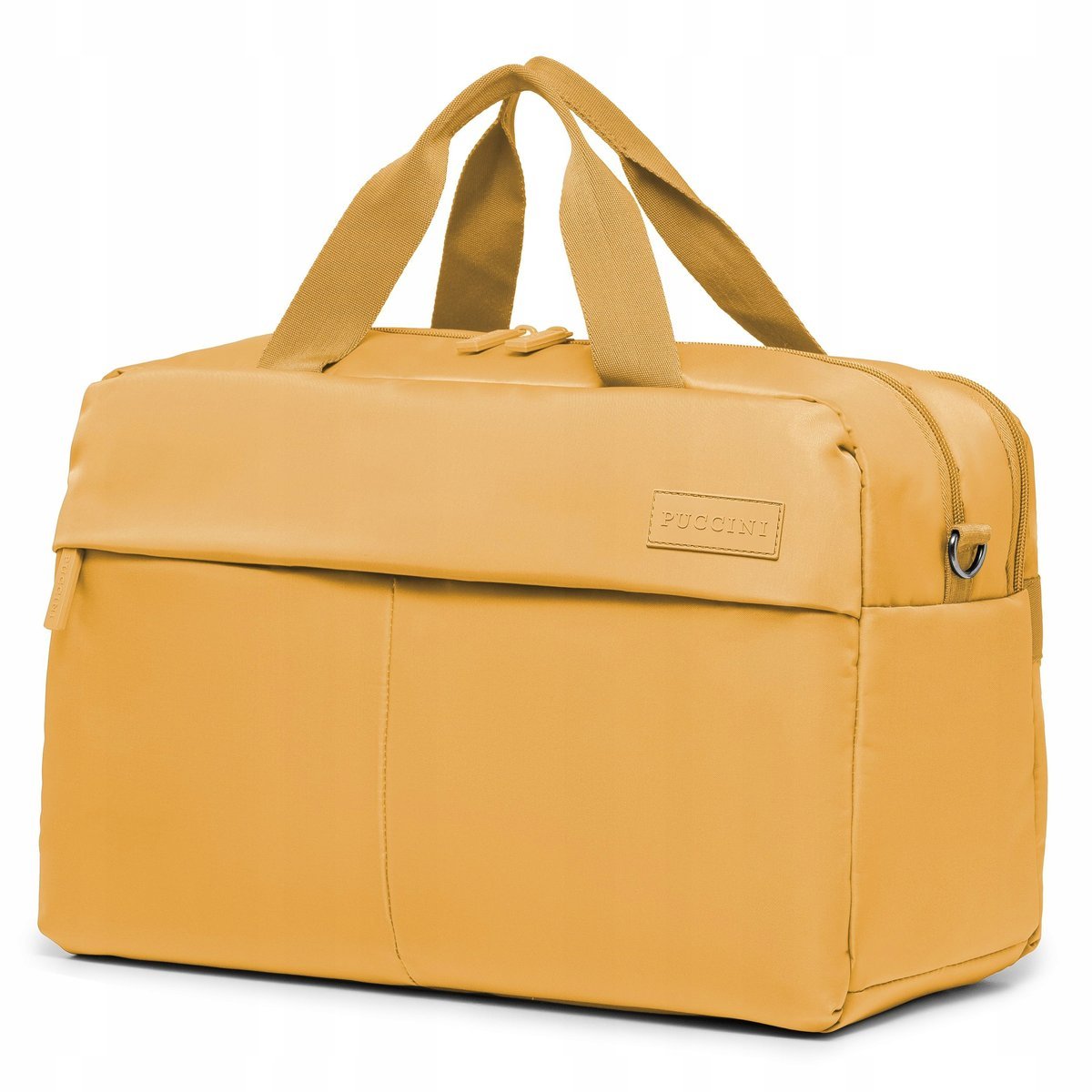 PUCCINI Torba Podróżna Sportowa Weekendowa Na Ramię Laptopa Żółta B50251-6
