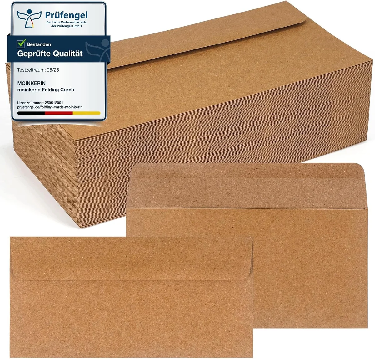 KOPERTY 100 SZTUK 220X110MM BRĄZOWE ZAMYKANE NA MOKRO GRUBE TRWAŁE