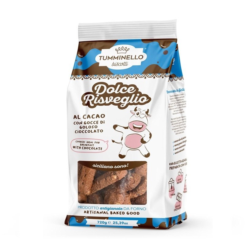 Sycylijskie ciasteczka kakaowo-czekoladowe, 720 g / Tumminello