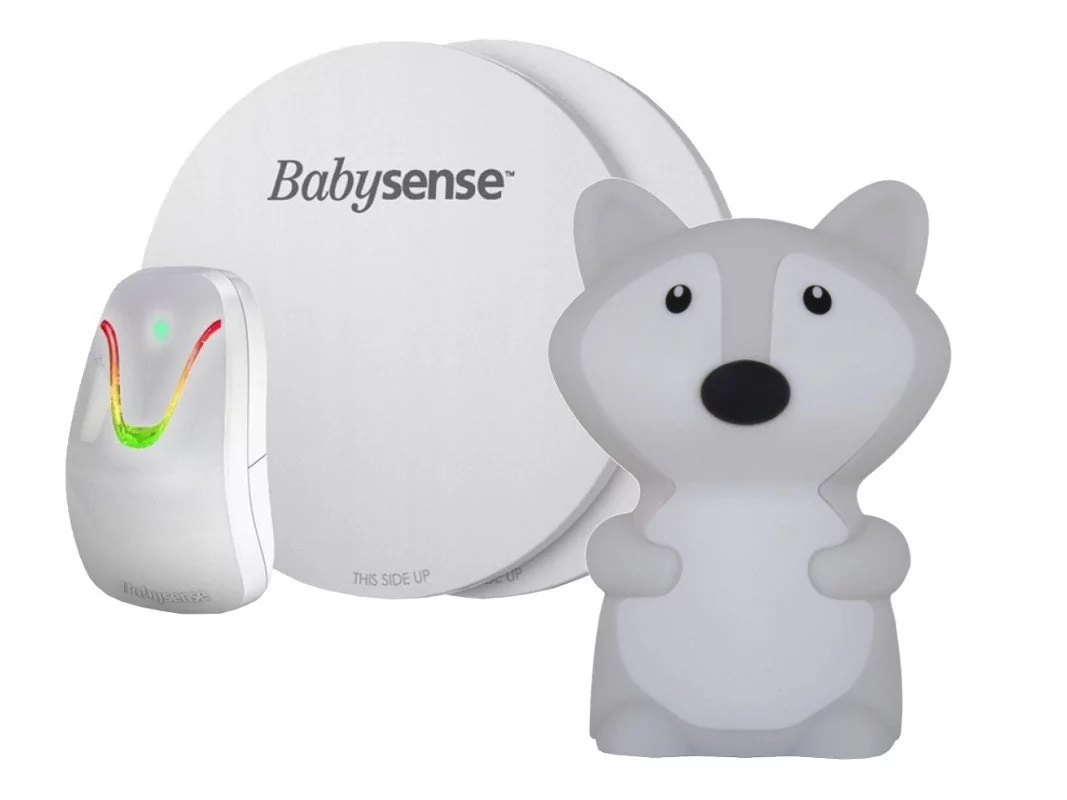 BabySense Monitor oddechu 7 + Lisek NOAH Lampka nocna LED nowej generacji sterowana ze smartfona.