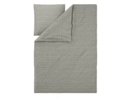 Pościel - LIVARNO® Pościel z bawełną renforcé, 140 x 200 cm (Szary/biały) - miniaturka - grafika 1