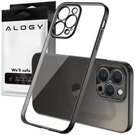Etui i futerały do telefonów - Etui Alogy TPU Luxury Case z osłonką na aparat do Apple iPhone 13 Pro czarno-przezroczyste - miniaturka - grafika 1
