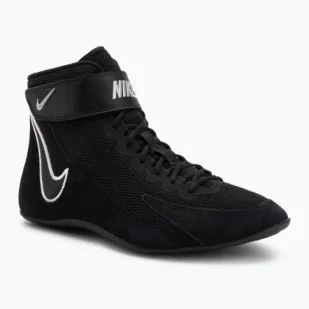 Nike Buty Zapaśnicze Speedsweep VIII Black/White - Kimona, stroje i obuwie - miniaturka - grafika 1