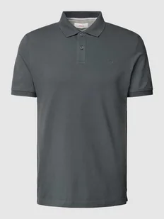 Koszulka polo z detalem z logo - Koszulki męskie - miniaturka - grafika 1