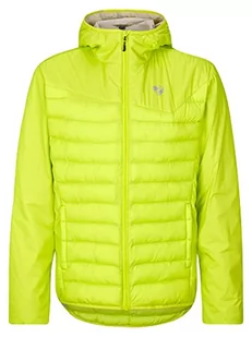 Ziener Męska kurtka termiczna NANTANO Outdoor / Skitour | wiatroszczelna, wełna, bez PFC, gorzki lemon, 56 - Kurtki męskie - miniaturka - grafika 1