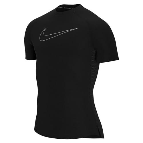 Nike Mens M NP DF Tight TOP SS T-Shirt, czarny/biały, 3XL-T