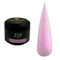 Utwardzacze do paznokci - Top Purple Crystal Professional – kamuflujący top hybrydowy UV/LED - 15ml - miniaturka - grafika 1