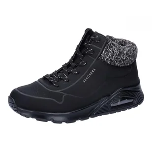 Skechers Uno Gen1 botki, czarne, 32 EU, Czarny, 13 UK Child - Botki damskie - miniaturka - grafika 1