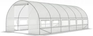 Szklarnie ogrodowe - ZARIA Tunel foliowy z oknami  ZARIA, biały, 6x3x2 m - miniaturka - grafika 1