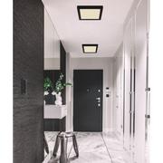 Lampy sufitowe - Globo Lasse 12380-24B plafon lampa sufitowa 1x24W LED 3000-4000-6500K czarny/opalizowany - miniaturka - grafika 1