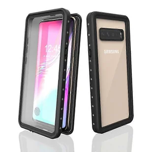 REDPEPPER IP68 Wodoodporne etui na telefon komórkowy z odblokowaniem odcisków palców Przezroczysta tylna obudowa do Samsung Galaxy S10 5G - Etui i futerały do telefonów - miniaturka - grafika 1