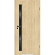 Drzwi wewnętrzne - Drzwi wewnętrzne 80P pokojowe dąb amber lakierowane vega + pw podcięcie prawe - miniaturka - grafika 1