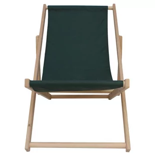 LEŻAK DREWNIANY CLASSIC MILITARY GREEN - Meble ogrodowe - miniaturka - grafika 2
