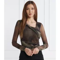 Bluzki damskie - Pinko Bluzka KOS MAGLIA | Regular Fit - miniaturka - grafika 1