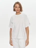 Koszulki i topy damskie - Champion T-Shirt 117351 Biały Relaxed Fit - miniaturka - grafika 1