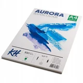Podobrazia, bloki, papiery - Blok do akwareli AURORA Rough 300g/m2 A4 klejony - miniaturka - grafika 1