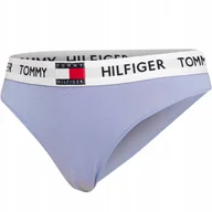 Majtki damskie - TOMMY HILFIGER MAJTKI DAMSKIE BIKINI NIEBIESKIE XS - miniaturka - grafika 1