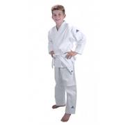 Kimona, stroje i obuwie - Adidas Kimono Judoga Suit J181 Junior White - miniaturka - grafika 1