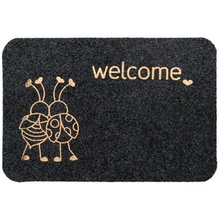 Wycieraczka At Home 40 x 60 cm biedronki szary - Wycieraczki - miniaturka - grafika 1