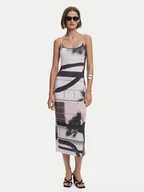 Sukienki - Desigual Sukienka letnia 25SWVK56 Kolorowy Regular Fit - miniaturka - grafika 1