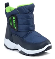 Buty dla dziewczynek - Śniegowce buty dziecięce zimowe ocieplane Acim Z23034 na rzepy-28 - miniaturka - grafika 1