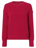 Swetry damskie - Tommy Hilfiger - Sweter damski, wyrazisty róż - miniaturka - grafika 1