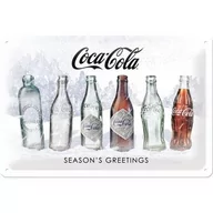 Dekoracje domu - Art Nostalgic Coca-Cola Special Edition Snow White Bottle Evolution 62753 - miniaturka - grafika 1