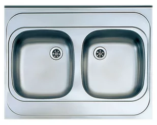 Alveus Classic 40 satyna 1009078K - Zlewozmywaki - miniaturka - grafika 1