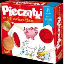 Adamigo Pieczątki Zwierzęta G-6144 - Gry planszowe - miniaturka - grafika 1