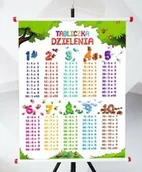 Pomoce naukowe - Plansza- Tabliczka dzielenia - miniaturka - grafika 1