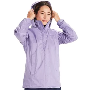 Marmot Kobiety Wm's PreCip Eco Jacket S22, Wodoodporna kurtka przeciwdeszczowa, oddychający płaszcz przeciwdeszczowy z kapturem, lekka wiatrówka hardshell na wędrówki, Paisley Purple, XS - Płaszcze damskie - miniaturka - grafika 1