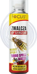 Focus Turbo Sprej MAXXX zwalcza osy i szerszenie 500ml + wężyk - Zwalczanie i odstraszanie szkodników - miniaturka - grafika 1