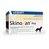 Suplementy i witaminy dla psów - Vebiot Witaminy suplementy dla psów Vebiot Skinoxan dog 60 tabletek woreczki na odchody VEBIOT-SKINOXAN-DOG - miniaturka - grafika 1