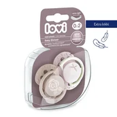 Smoczki uspokajające - Lovi Smoczek uspokajający 0-2m 2szt 22/900g - miniaturka - grafika 1