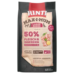RINTI Max-I-Mum Large Breed, kurczak - 12 kg - Sucha karma dla psów - miniaturka - grafika 1