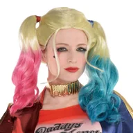 Balony i akcesoria - Przebranie, peruka Harley Quinn - miniaturka - grafika 1