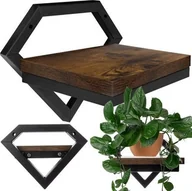 Półki do salonu - Ruhhy Półka ścienna wisząca Ruhhy 24253 - miniaturka - grafika 1