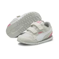 Torby męskie - PUMA Unisex dziecięce buty St Runner V2 Nl V Inf Sneaker, szary - Nimbus Cloud Puma White saszetka różowa - 26 EU - miniaturka - grafika 1