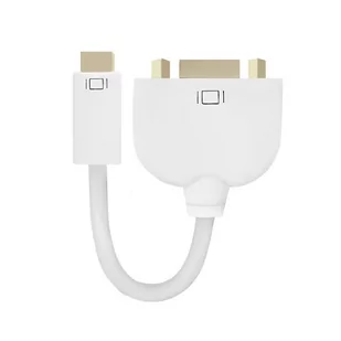 Qoltec Przejściówka Mini DVI męska/ VGA żeńska/do APPLE KKQTKPBV0070 [1824853] - Adaptery i przejściówki - miniaturka - grafika 1