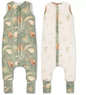 Śpiworki dla dzieci - Dwustronny Śpiworek Z Nóżkami 2,5 Tog  1-2 Lata Bohemian Green/Bohemian Botanic Sleepee - miniaturka - grafika 1