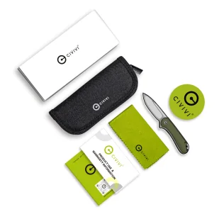 Nóż składany Civivi Button Lock Elementum II Polished Ultem, Satin Nitro-V (C18062P-7) - Noże - miniaturka - grafika 10