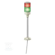 Inne akcesoria elektryczne - Kolumna świetlna, Harmony XVG, 60 mm, czerwony zielony, światło ciągłe, brzęczyk, aluminiowa rura montażowa i płyta mocująca, IP42, 24V AC/DC - miniaturka - grafika 1