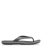 Klapki i japonki damskie - Crocs Japonki Crocband Flip 11033 Szary - miniaturka - grafika 1
