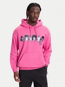 Bluzy męskie - adidas Bluza Jeremy Scott Pride JL7625 Różowy Oversize - miniaturka - grafika 1